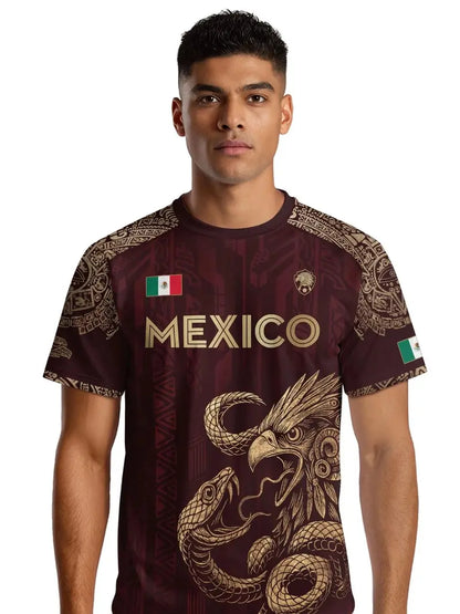 Mexico Aztec Heritage Soccer Jersey