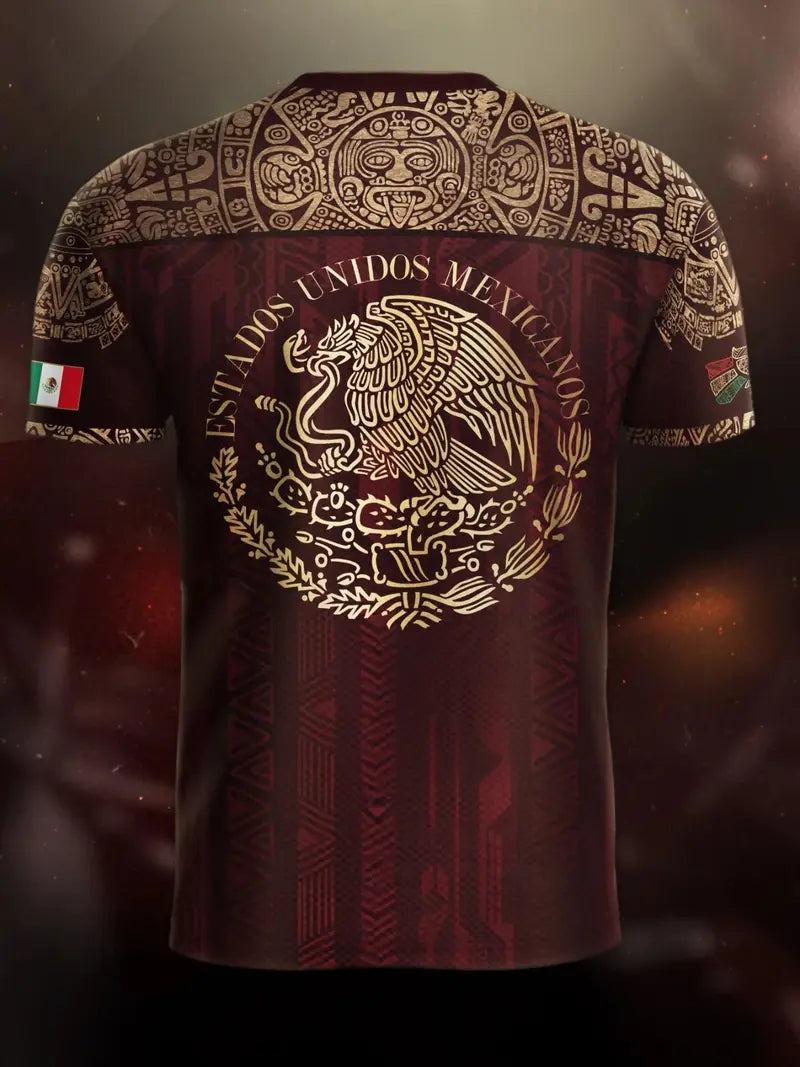Mexico Aztec Heritage Soccer Jersey