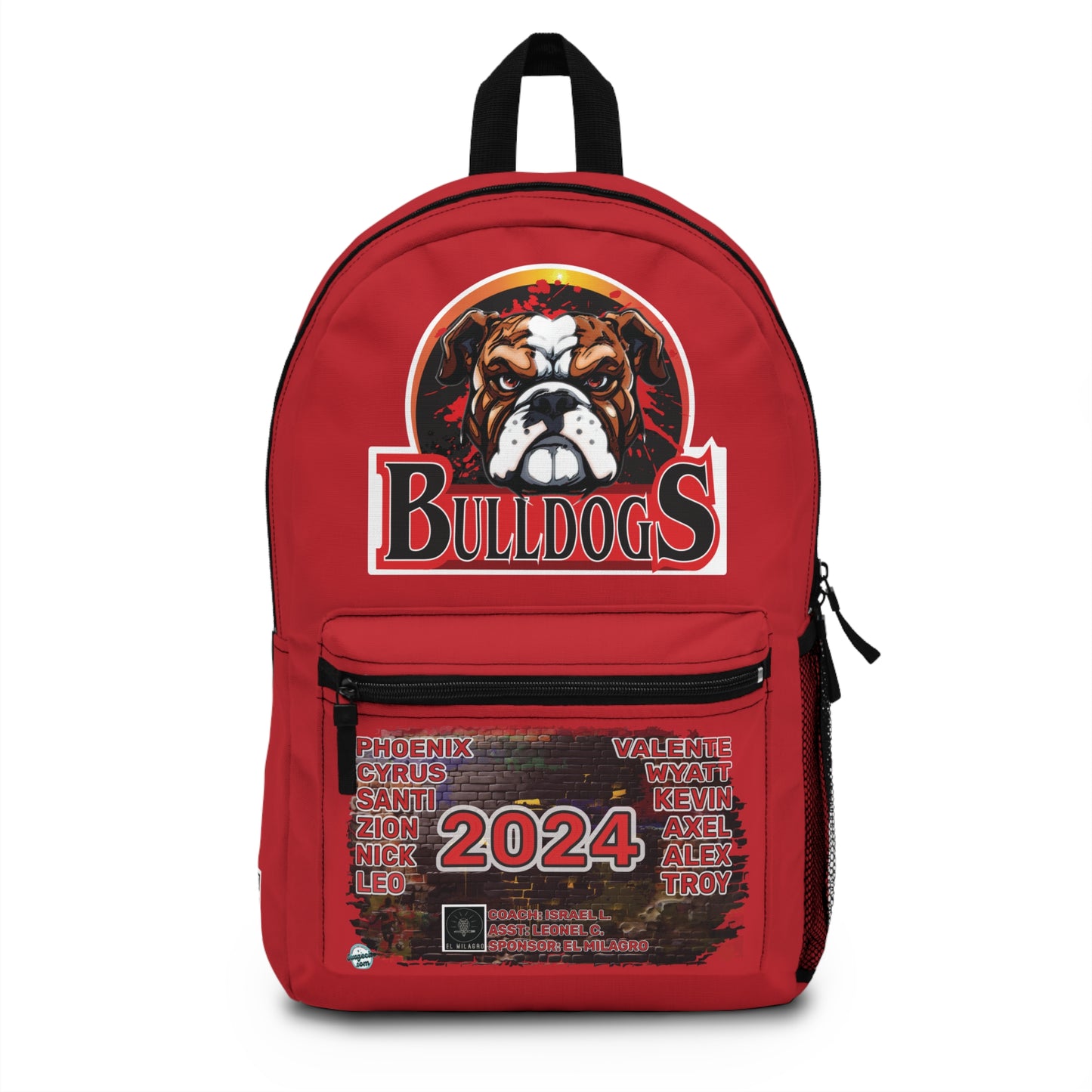 Bulldogs Red Jersey Backpack