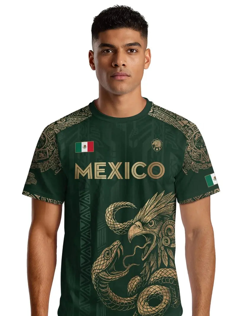 Mexico Aztec Heritage Soccer Jersey