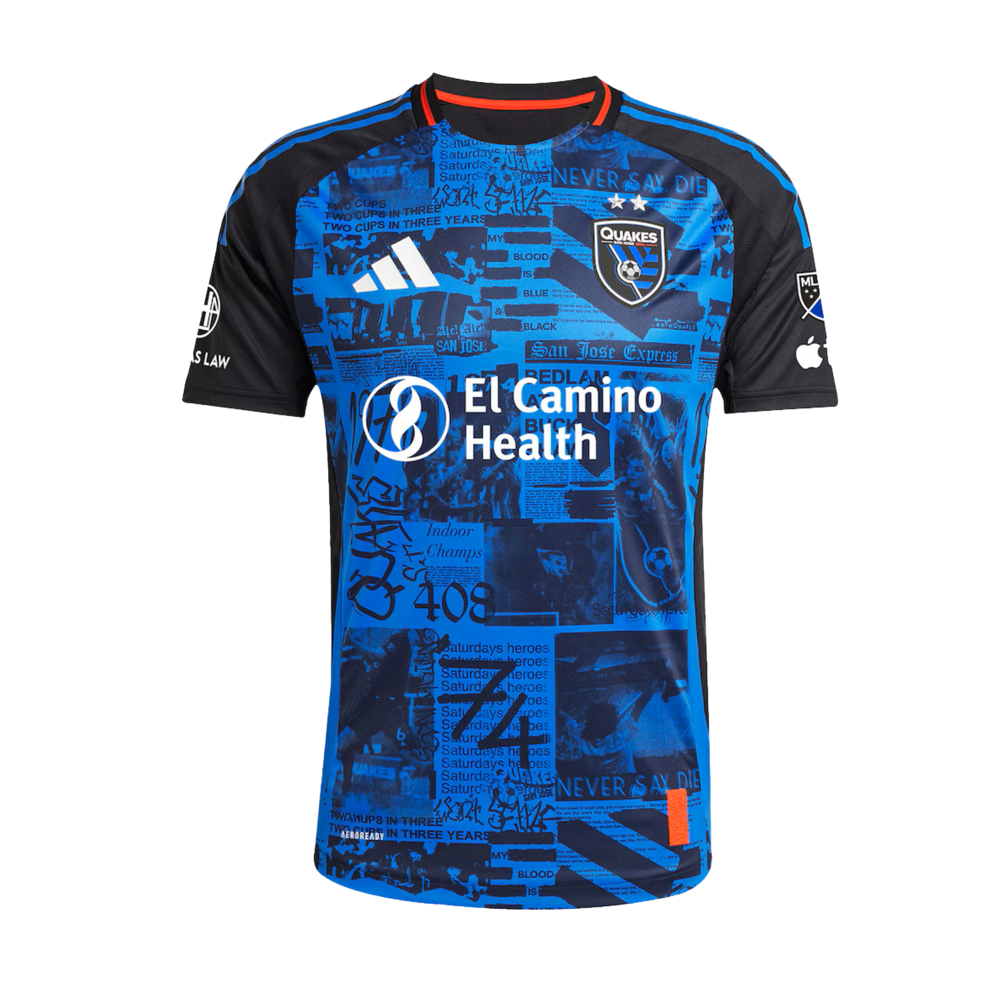 San Jose Earthquakes 2025 Headliner Adult Stadium Jersey