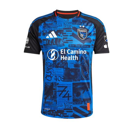 San Jose Earthquakes 2025 Headliner Adult Stadium Jersey