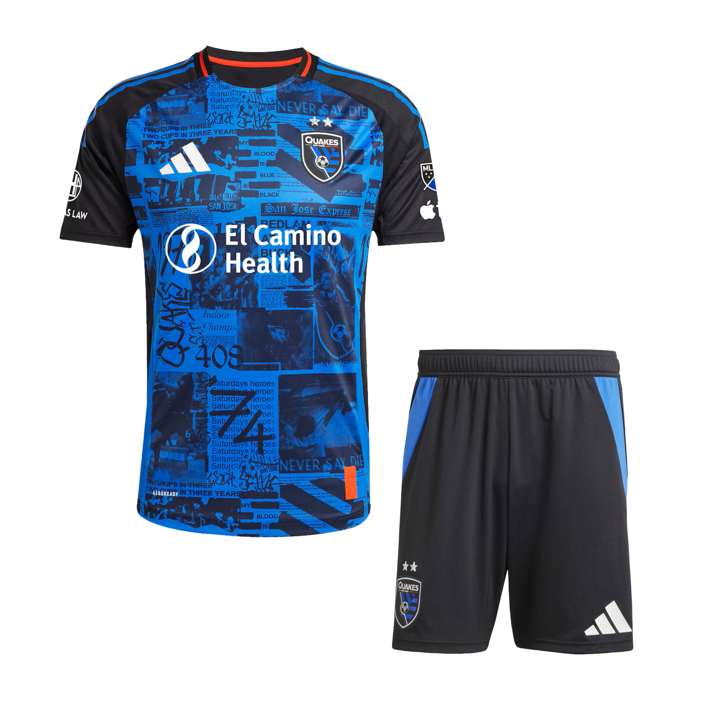 San Jose Earthquakes 2025 Headliner Youth Uniform/Kit