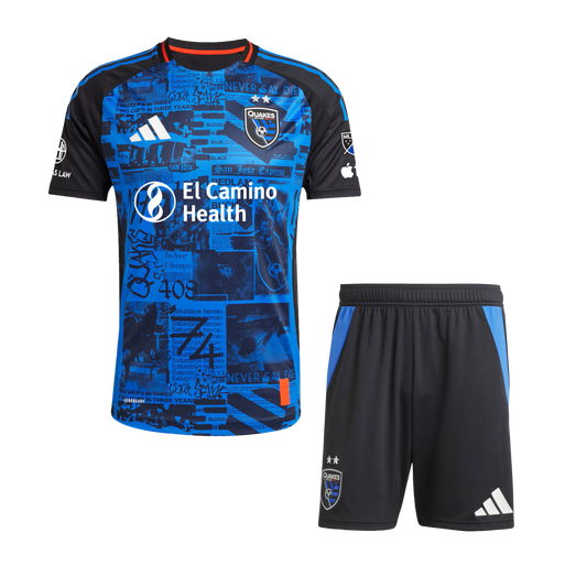 San Jose Earthquakes 2025 Headliner Youth Uniform/Kit