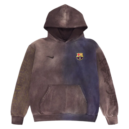 Barcelona X Travis Scott Split-dye Crest Hoodie