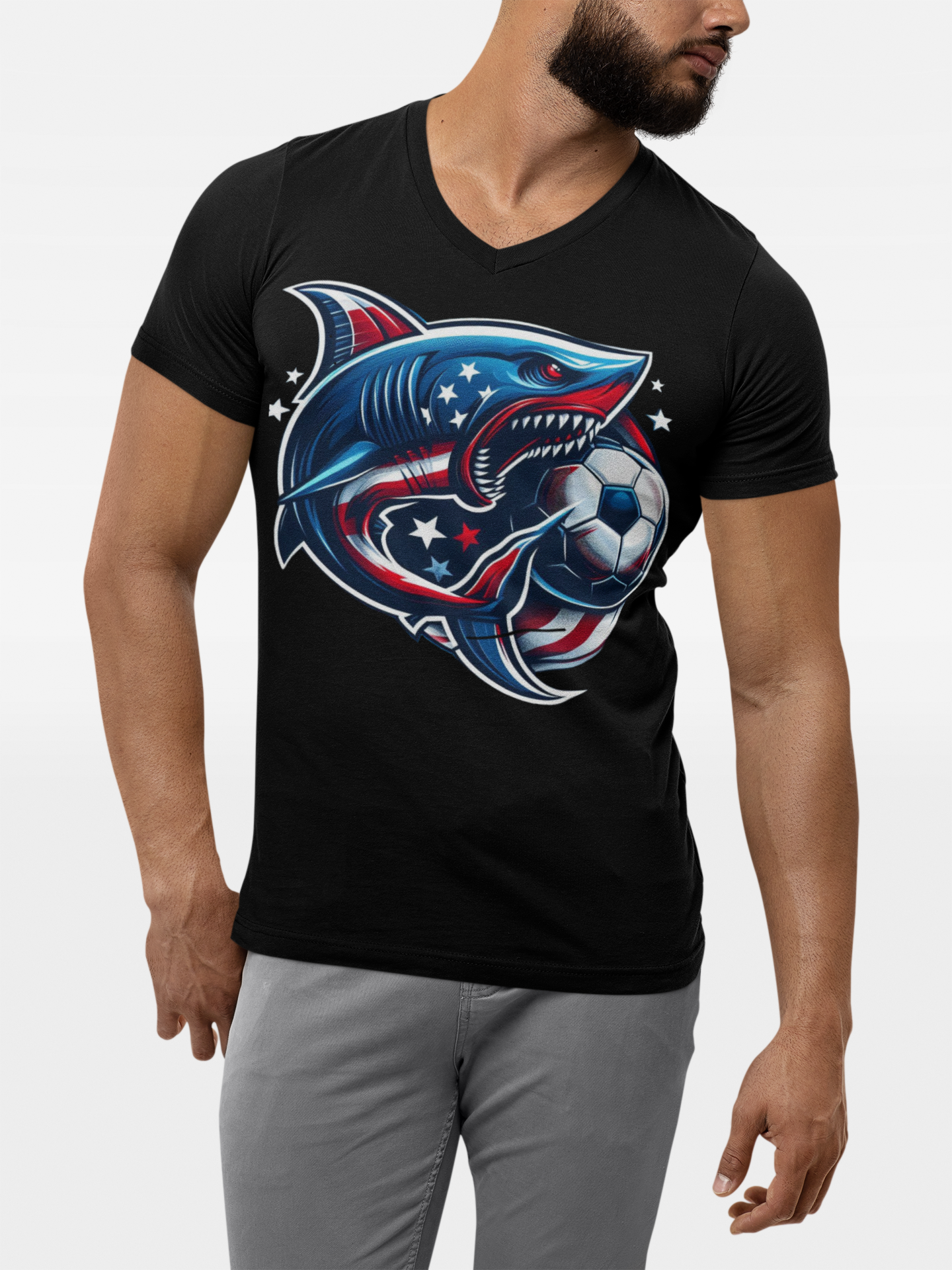 Megalodons Unisex Jersey V-Neck