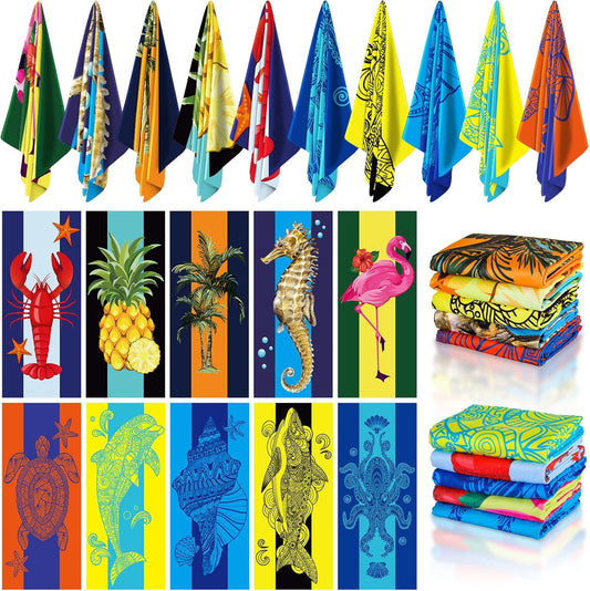 Oversized Beach Towel Ocean Animal Designs