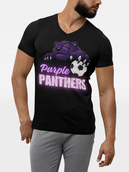 Purple Panthers Unisex Jersey V-Neck