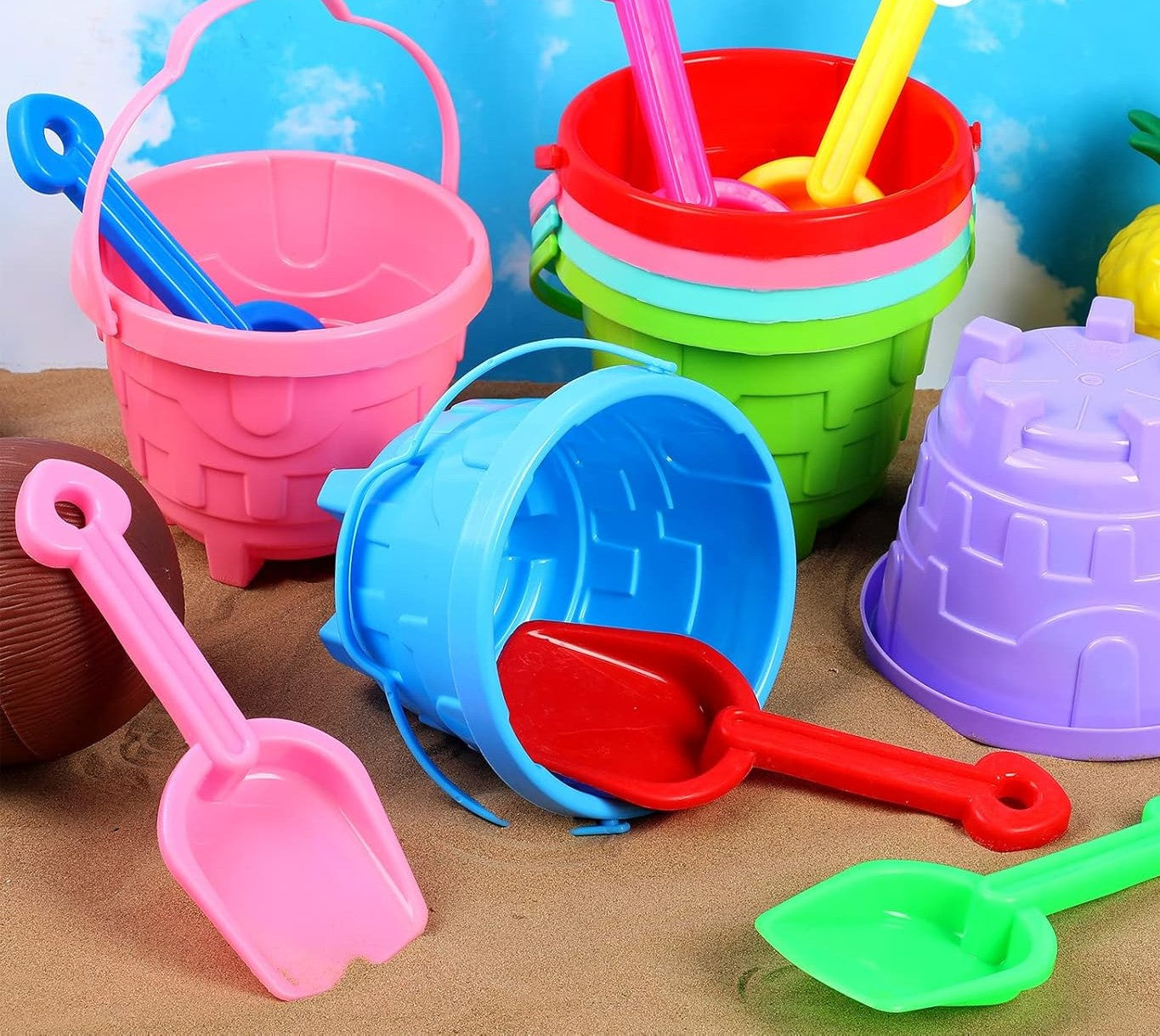 Kid's Sand Castle Bucket w Shovel
