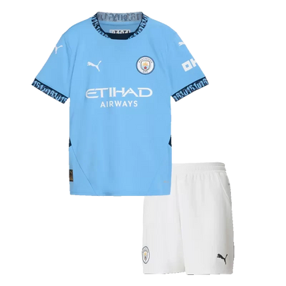 Manchester City 24/25 Home Kids Uniform/Kit