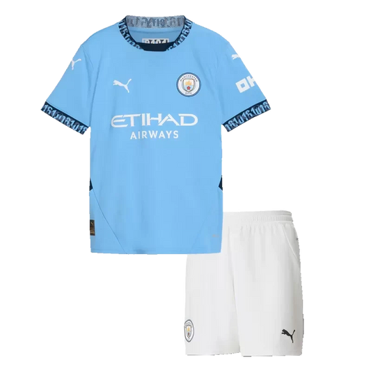 Manchester City 24/25 Home Kids Uniform/Kit