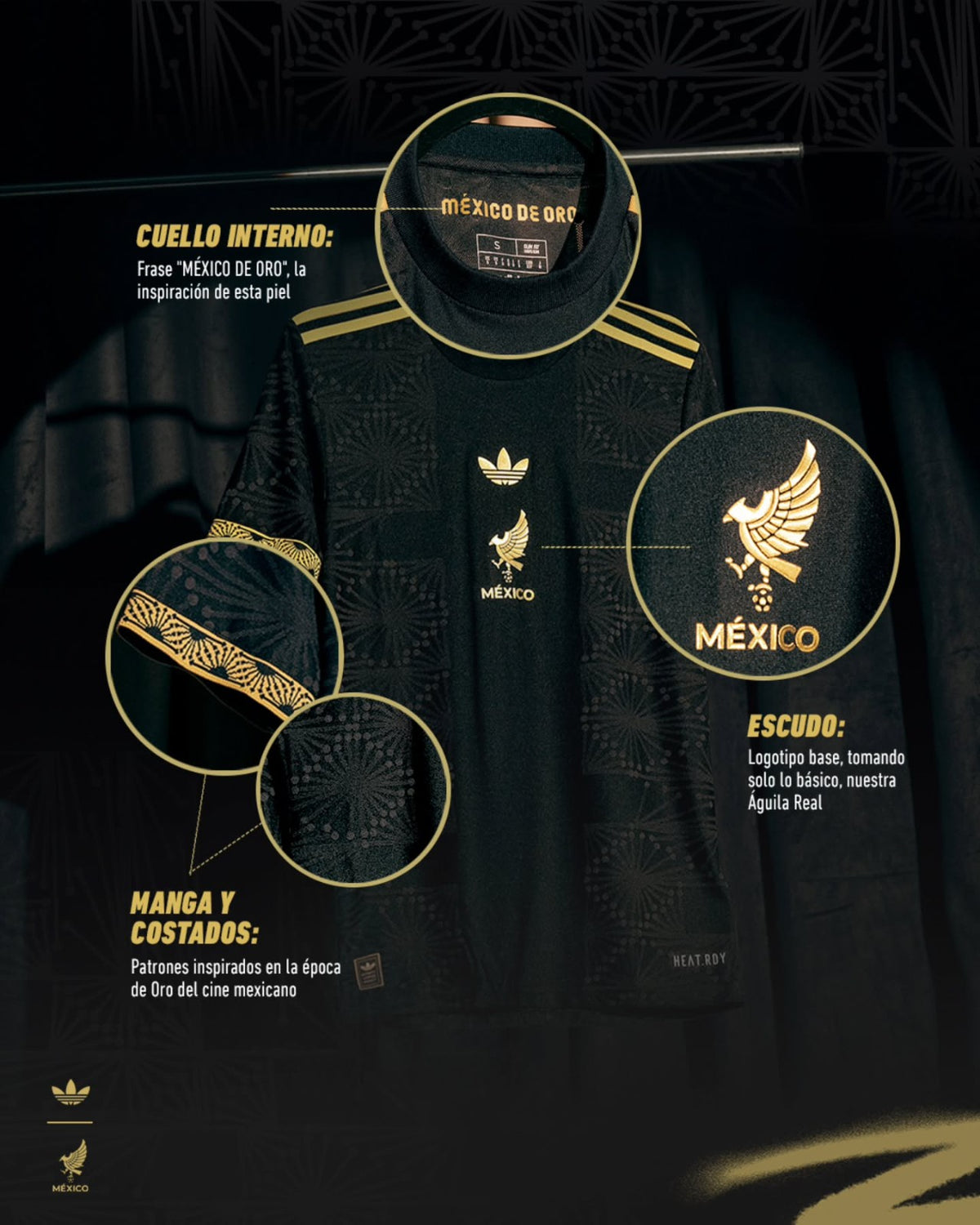 Mexico 2025 Copa Oro Third Adult Long Sleeve Player Jersey